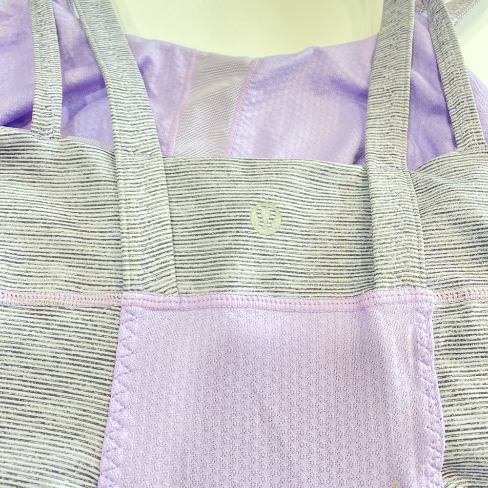Lululemon Purple Tank Top Size 10 - Picture 3 of 6